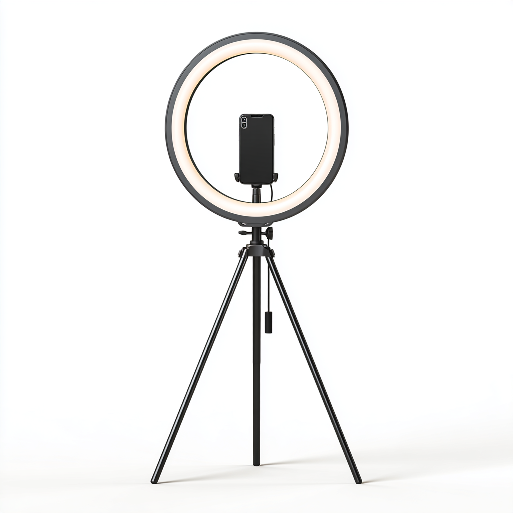 10" Ring Light Tripod Stand with Phone Holder
